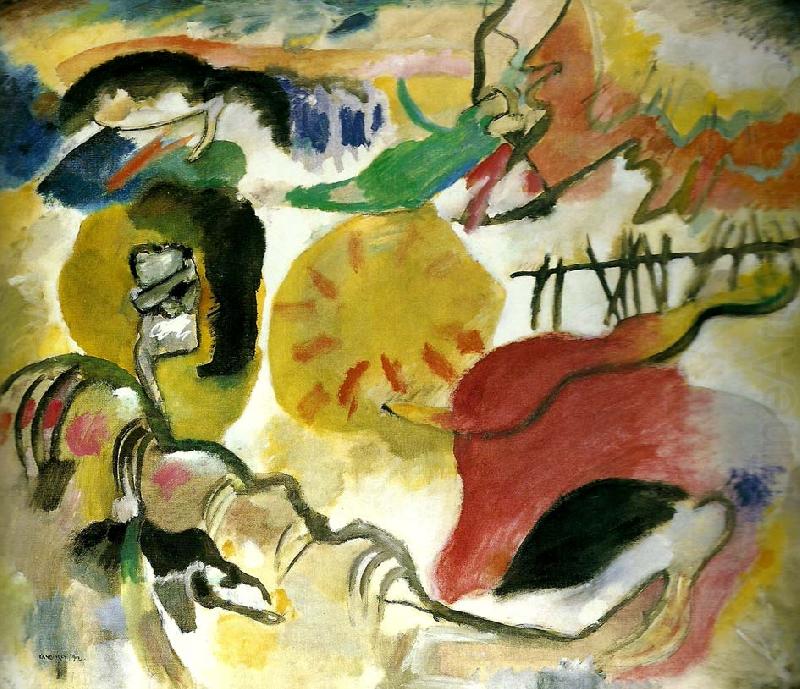 improviseation 27,garden of lov, Wassily Kandinsky